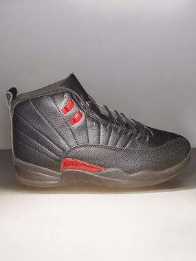 Jordan 11 Retro "Bloodline" Men's Black Athletic Sneakers with Red Accents